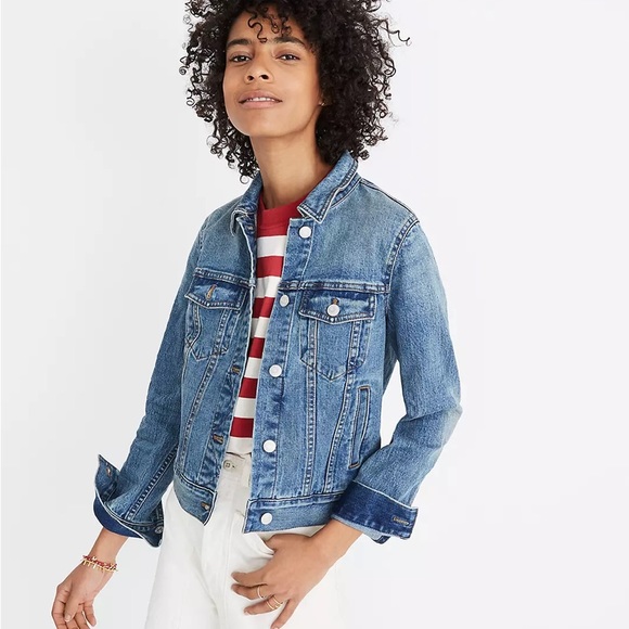 Madewell The Shrunken Stretch Jean Jacket